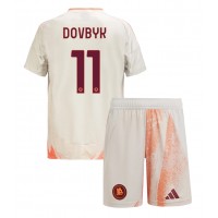 AS Roma Artem Dovbyk #11 Vieras Peliasu Lasten 2024-25 Lyhythihainen (+ Lyhyet housut)